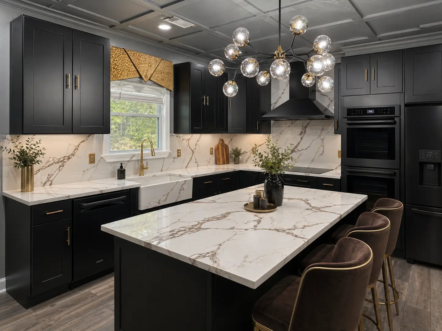 Warm renovated kitchen by Charlee and Knox Atelier