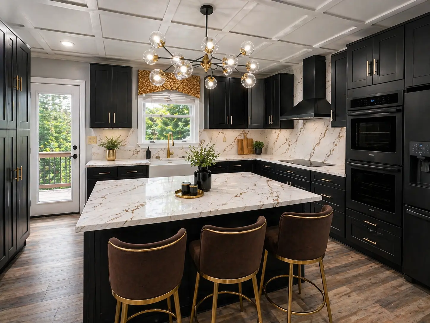 Detailed view of the Favors Kitchen renovation